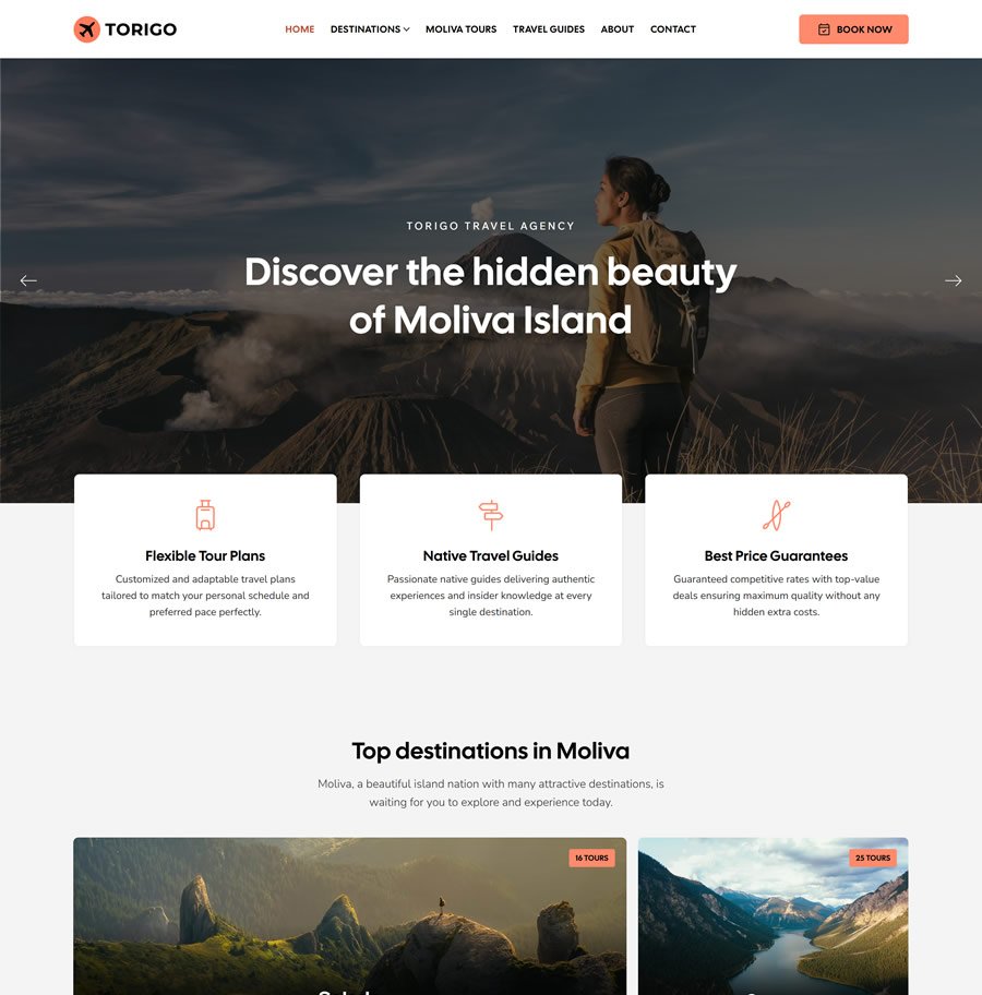 Wix Studio Template for Travel Agency and Tour Booking